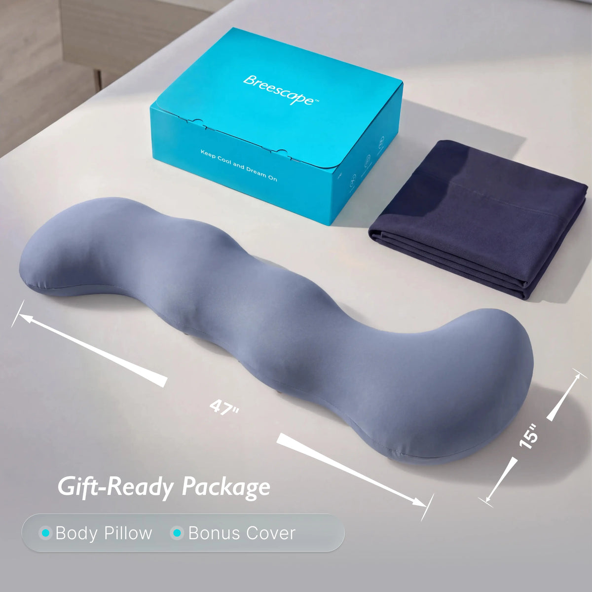 Breescape® Ergonomic Body Pillow