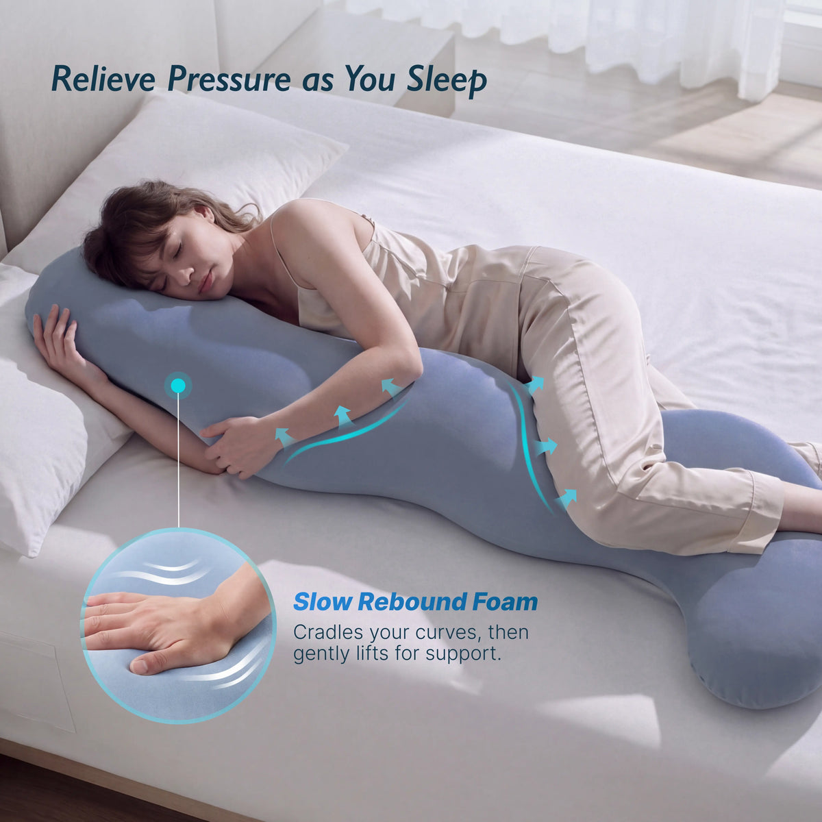 Breescape® Ergonomic Body Pillow