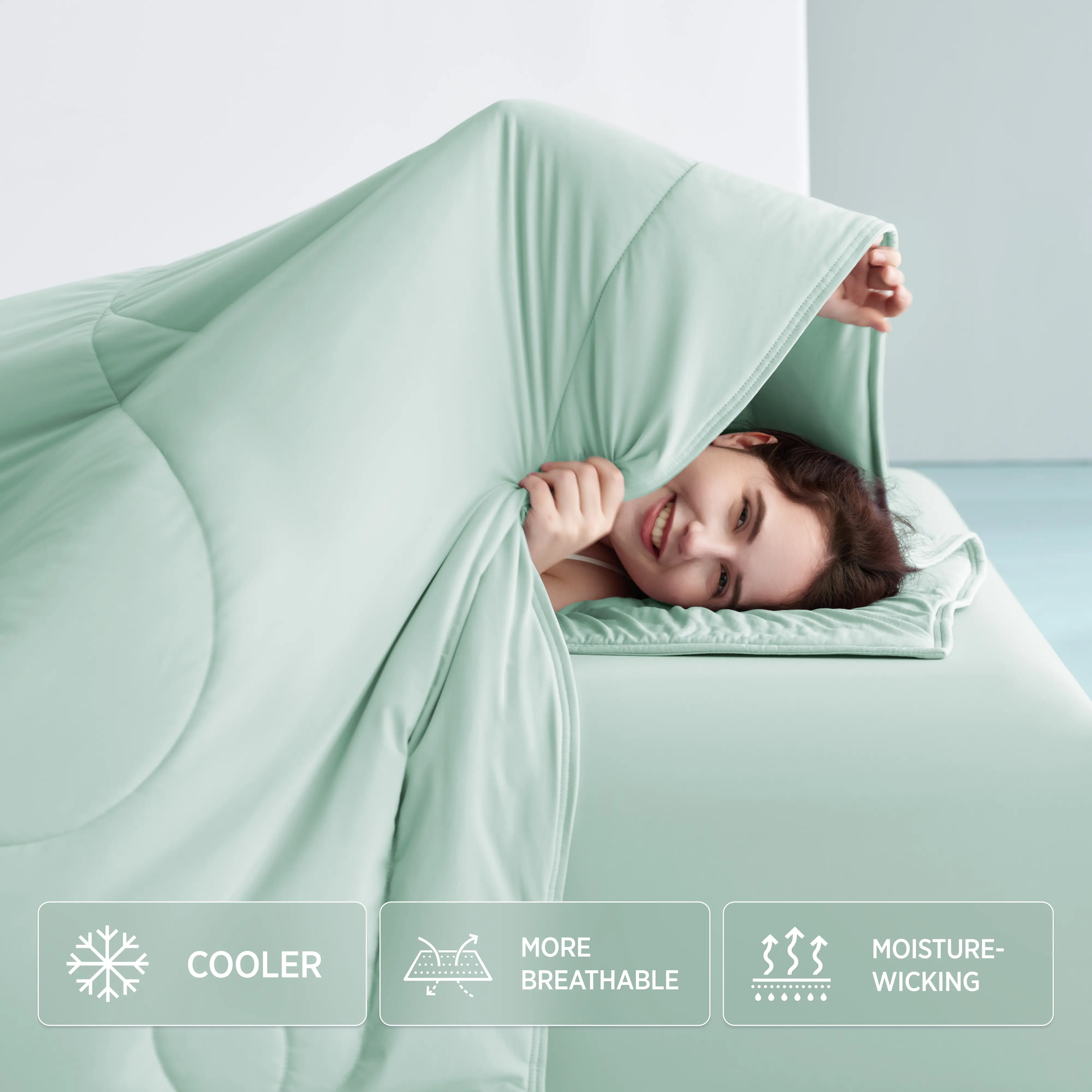 Breescape® BlendTek Comforter + Eye Mask Bundle