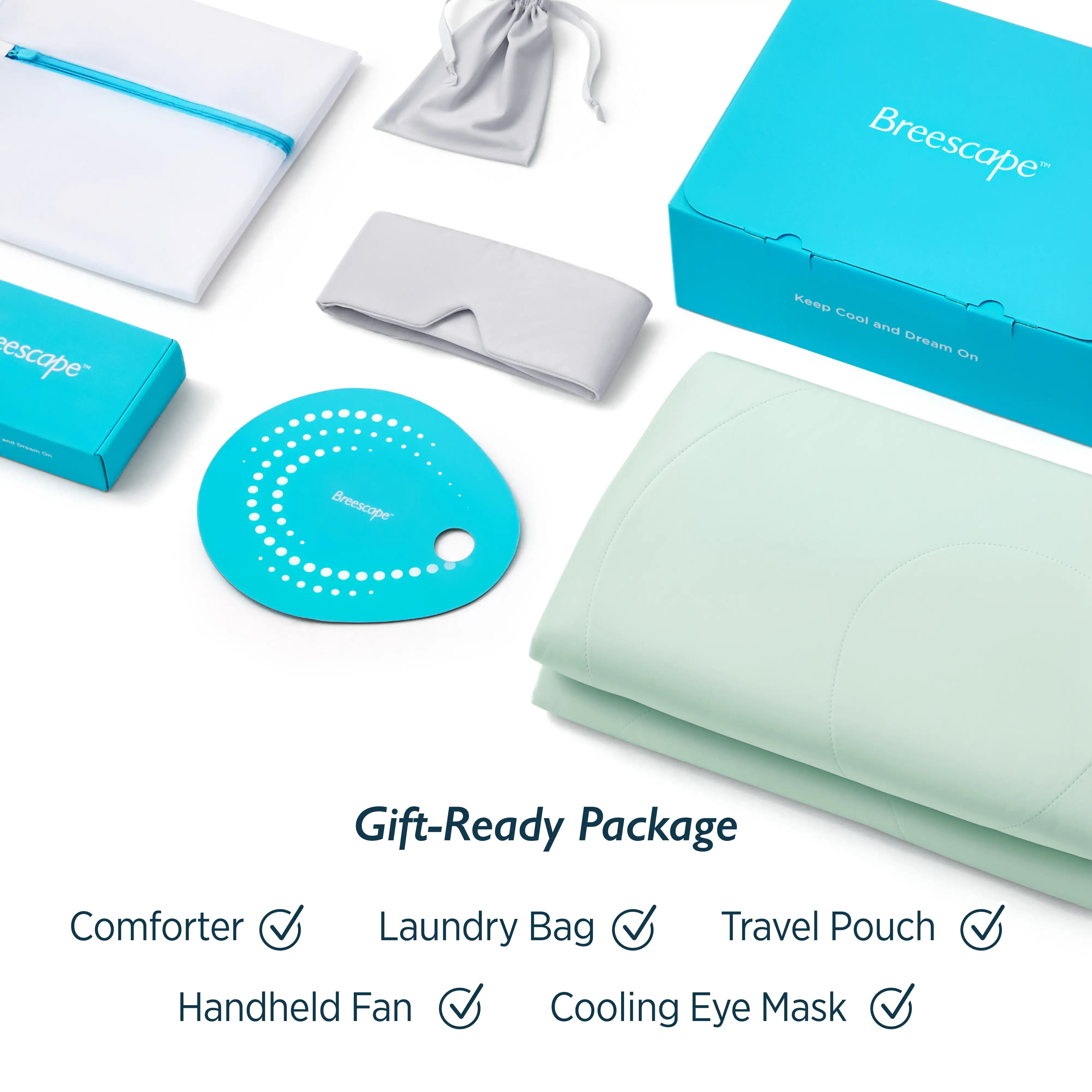 Breescape® BlendTek Comforter + Eye Mask Bundle