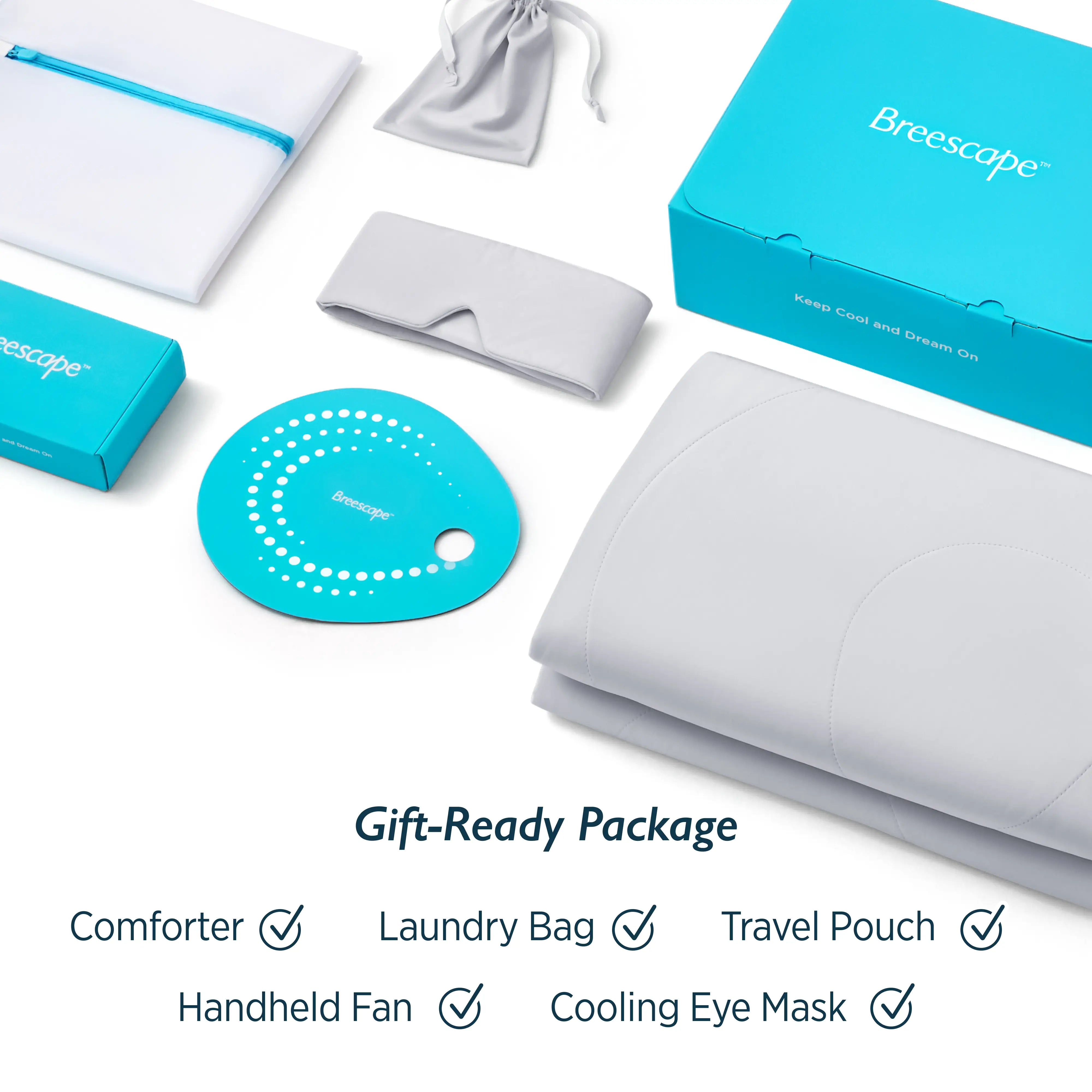 Breescape® BlendTek Comforter + Eye Mask Bundle