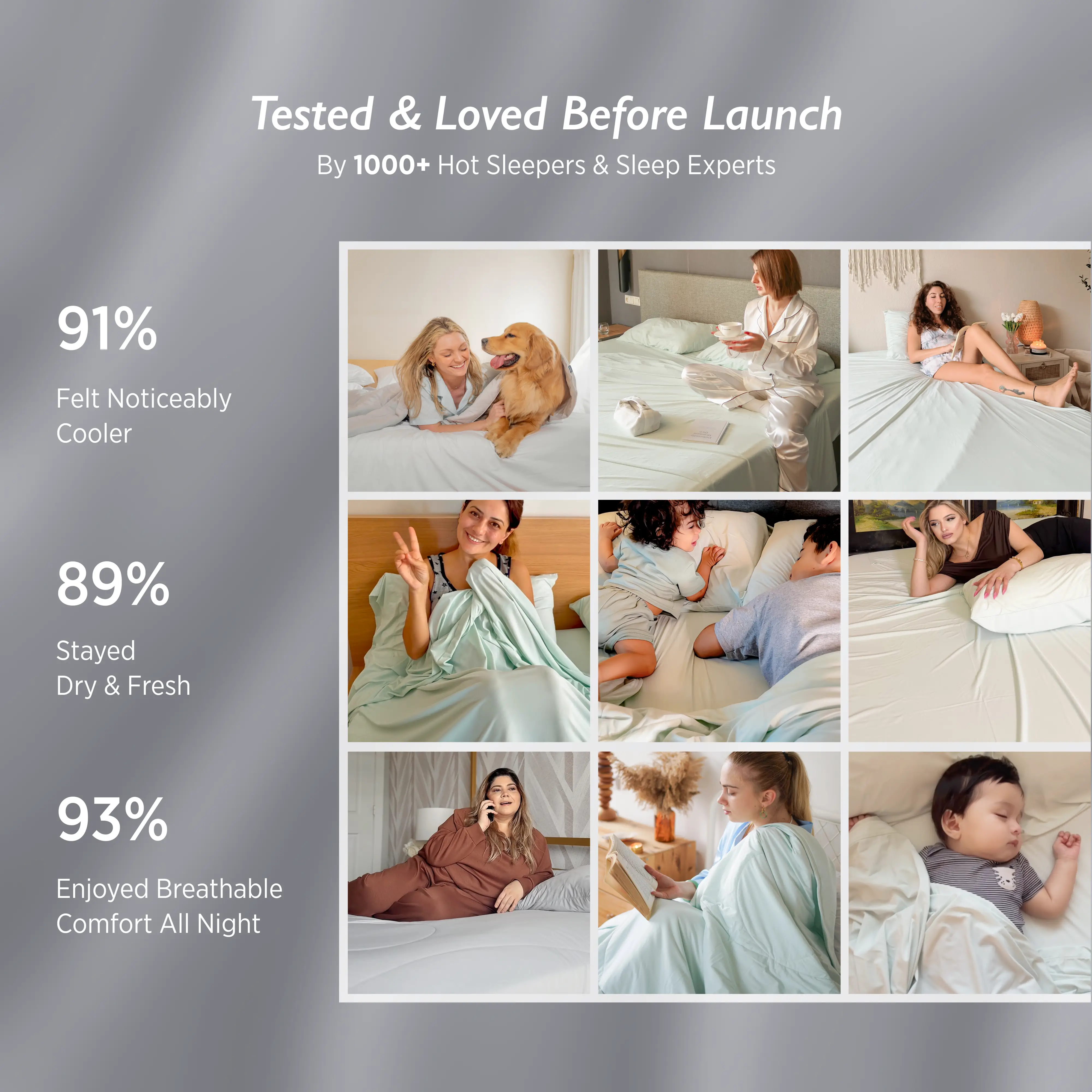 Breescape® BlendTek Sheet Set + Eye Mask Bundle