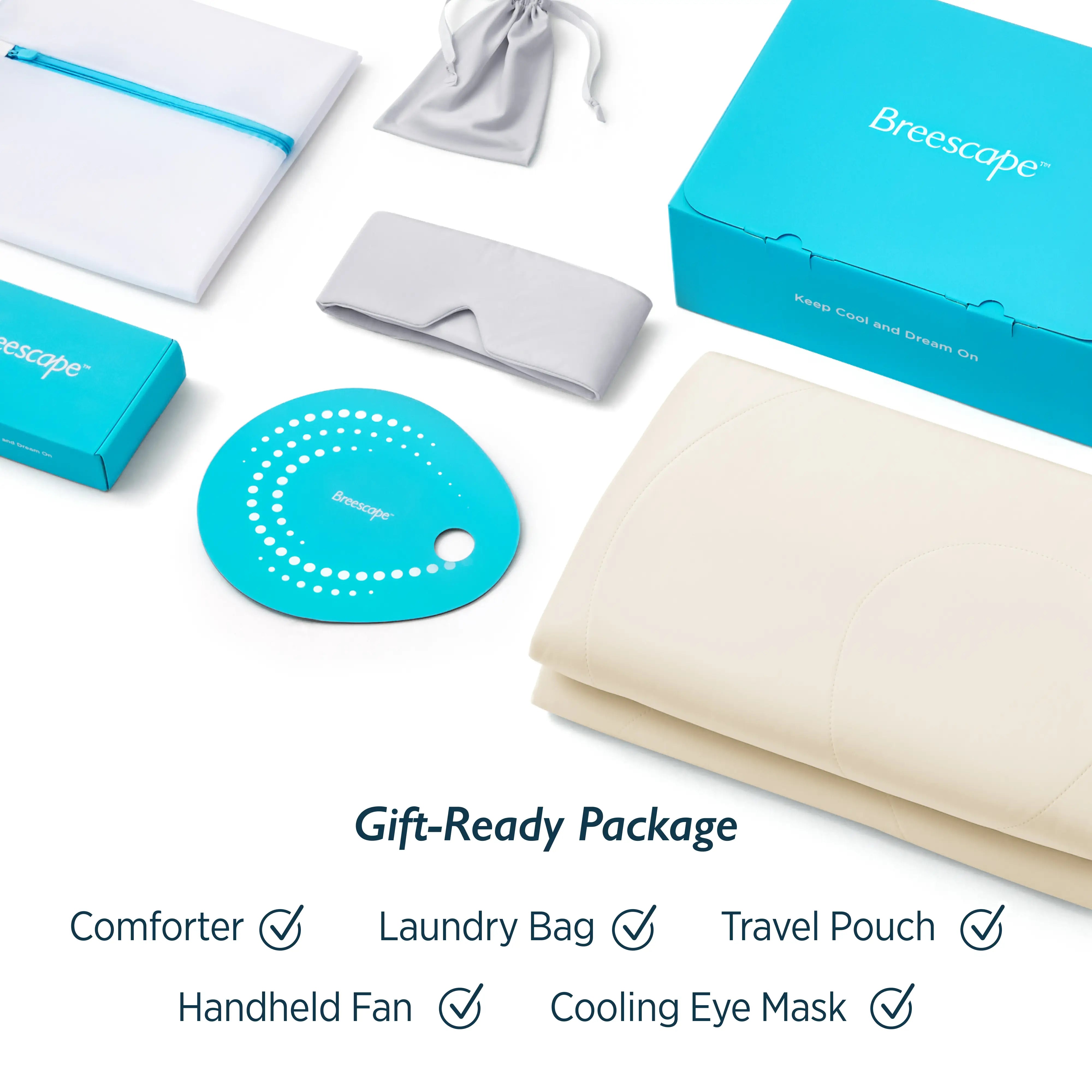 Breescape® BlendTek Comforter + Eye Mask Bundle