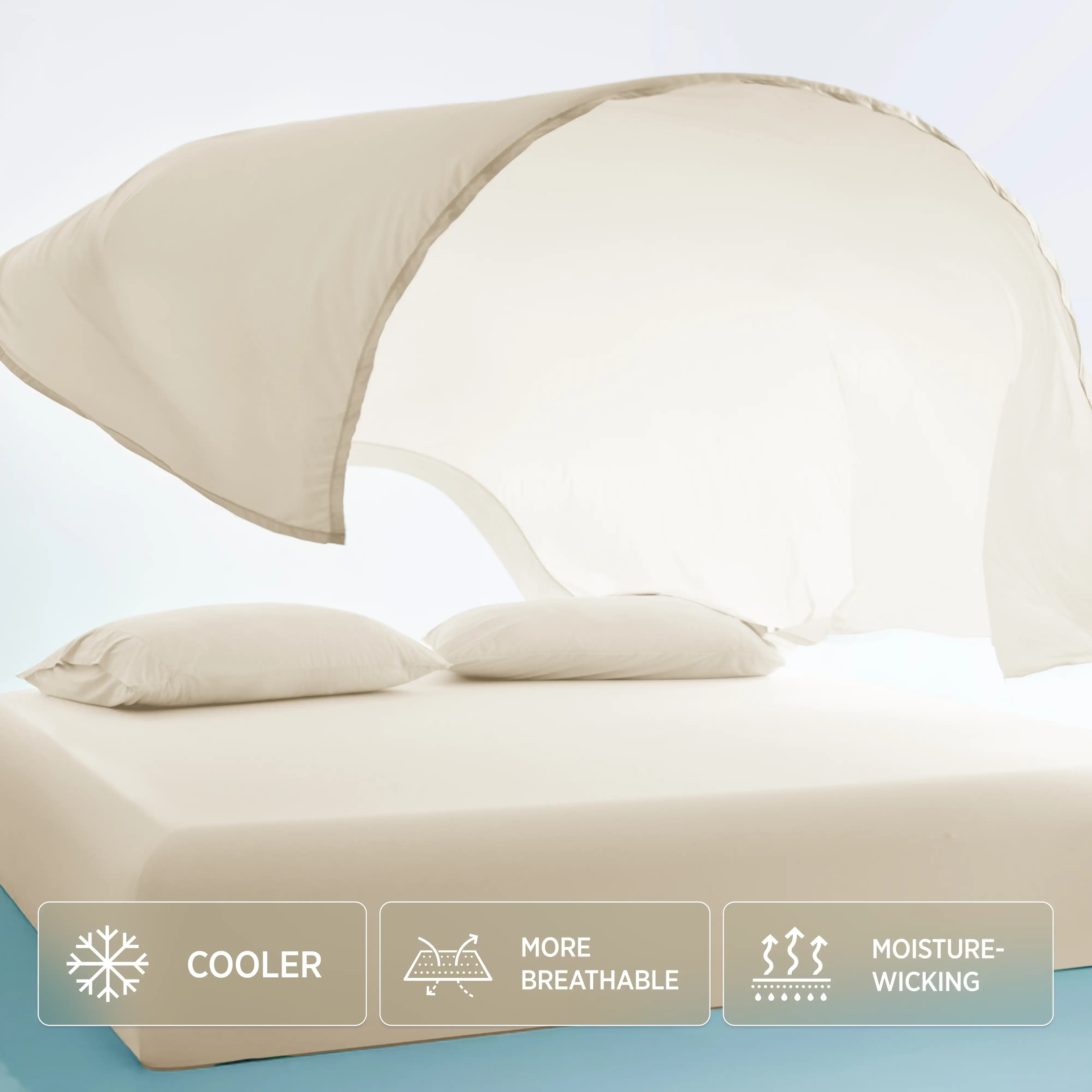 Breescape® BlendTek Sheet Set + Eye Mask Bundle
