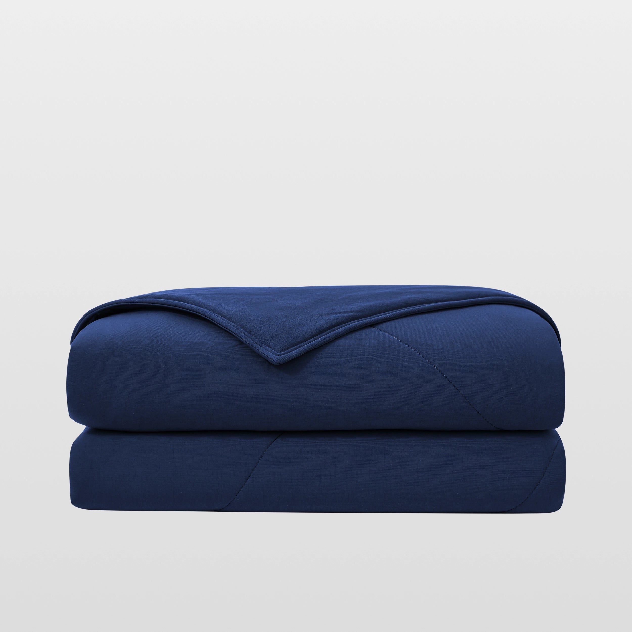 Breescape twilight blue cooling comforter blanket, quilted, BlendTek™ for hot sleepers.