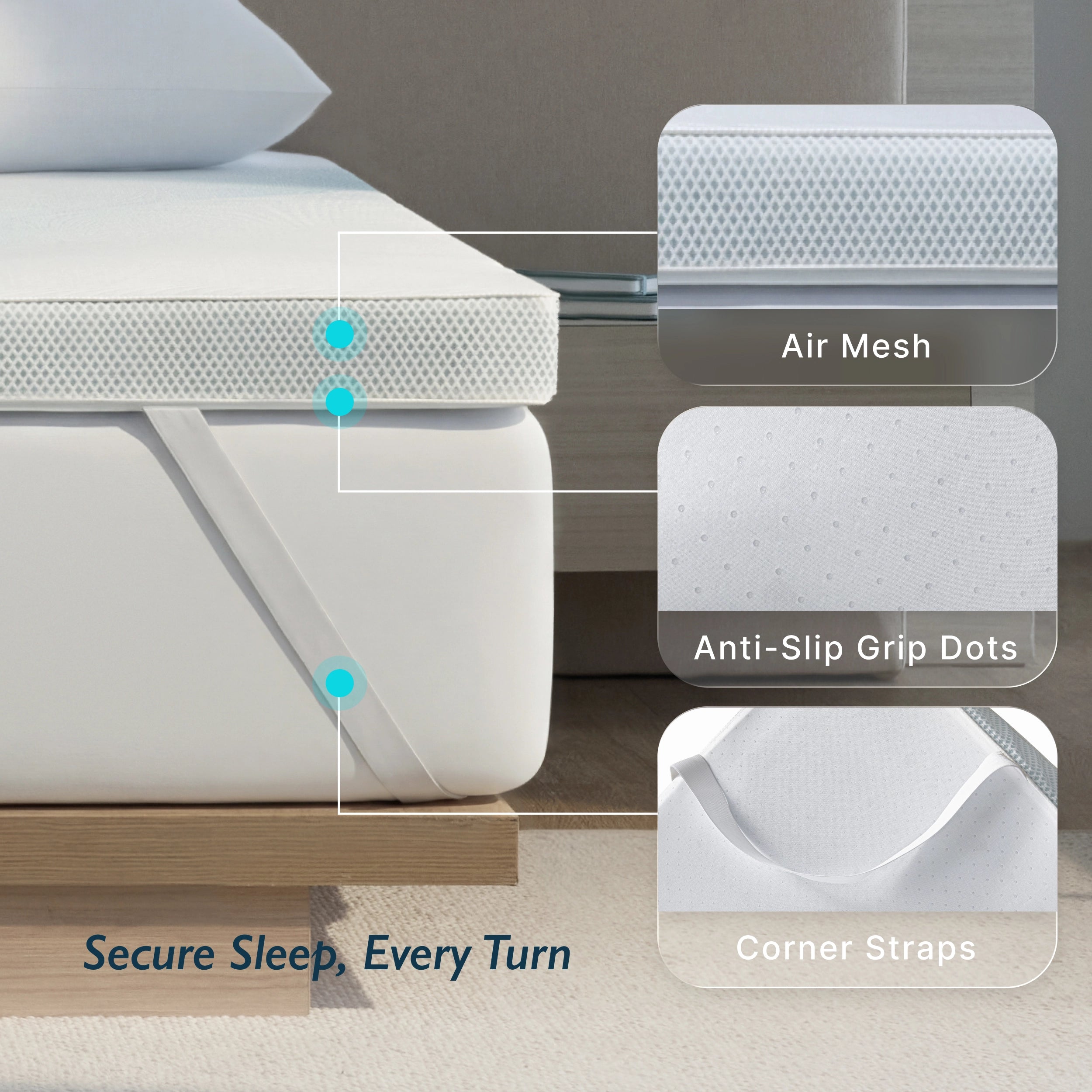 Breescape® Cooling Mattress Topper