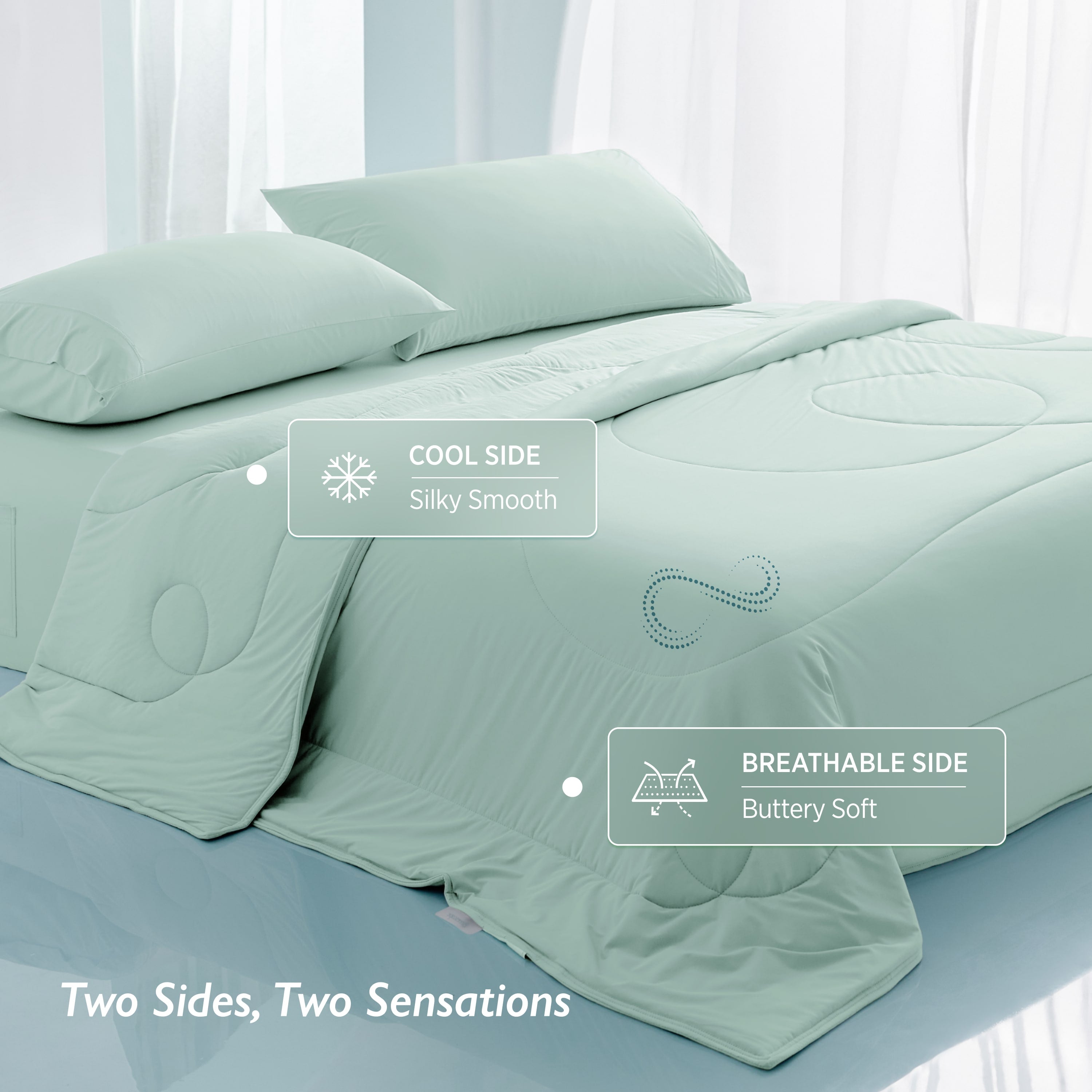 breescape blendtek cooling comforter