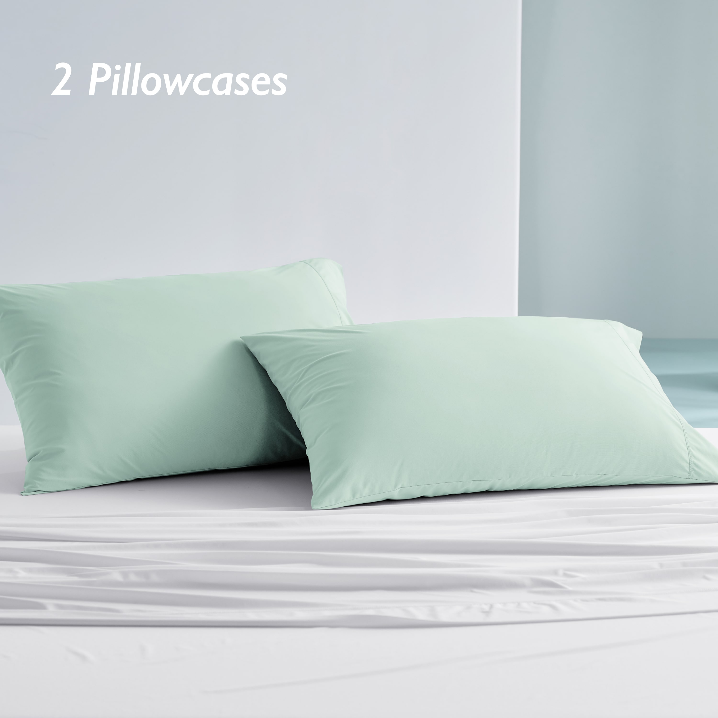 Ashley Graham Recommends Breescape Cooling Pillowcase #color_mint-green