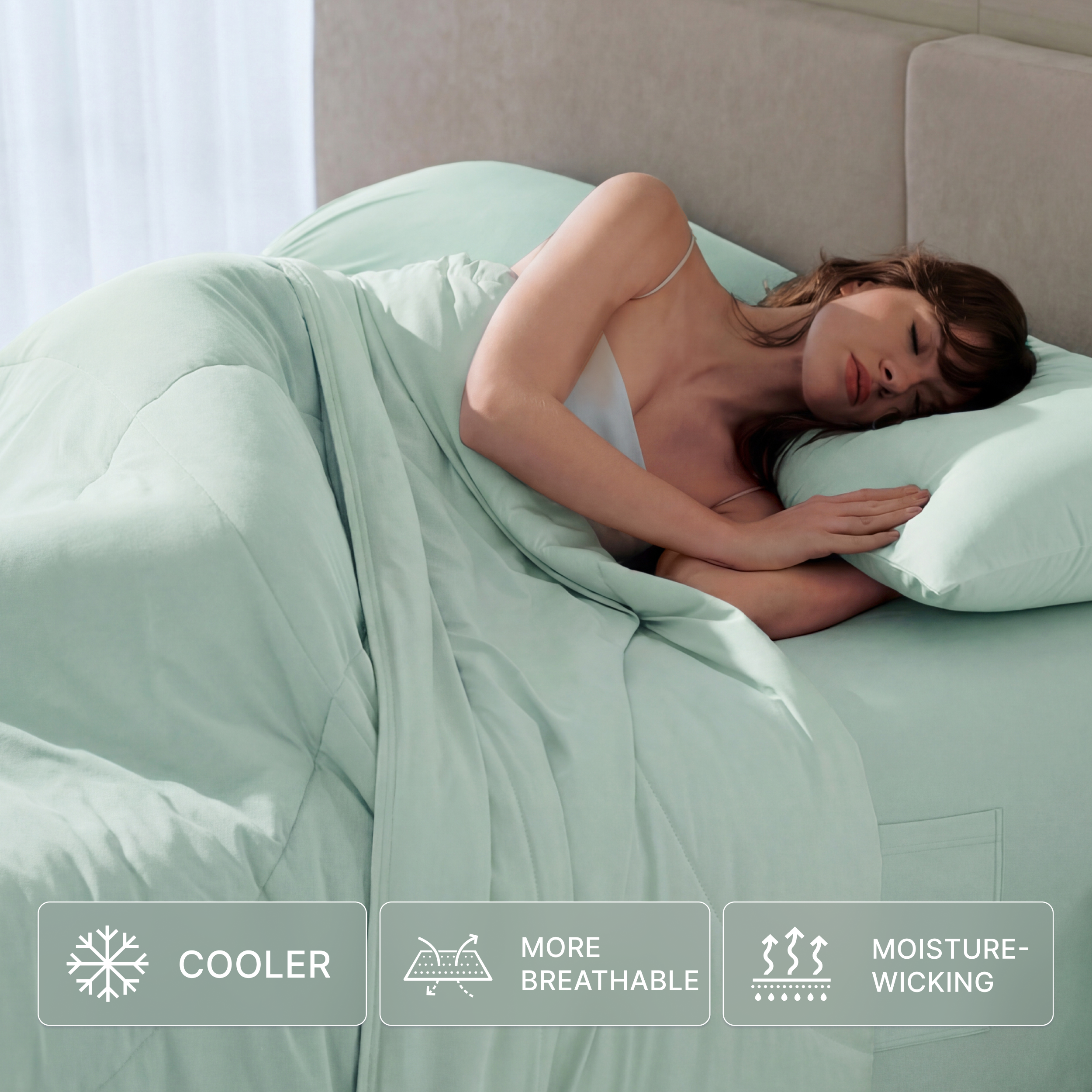 Breescape® Cooling Comforter Set