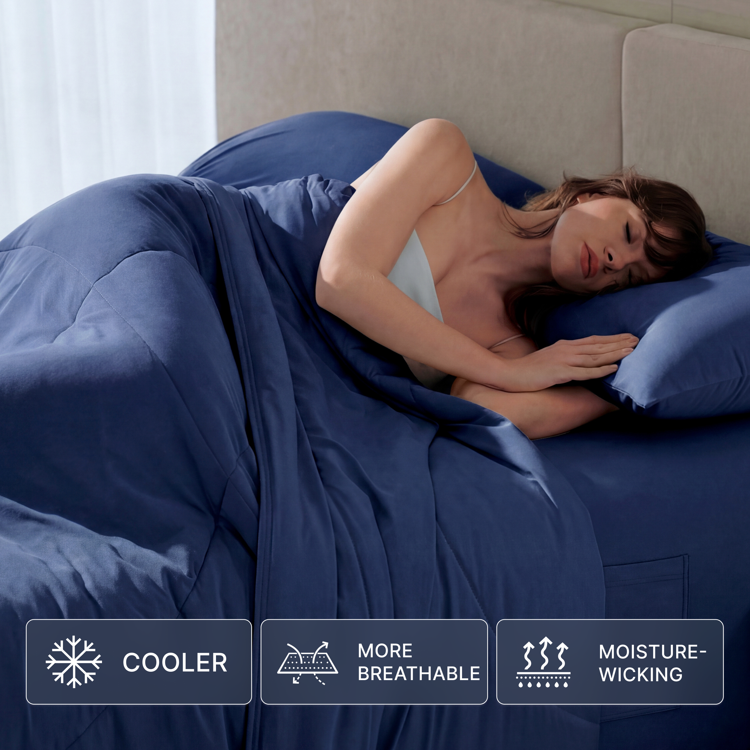 Breescape® Cooling Comforter Set