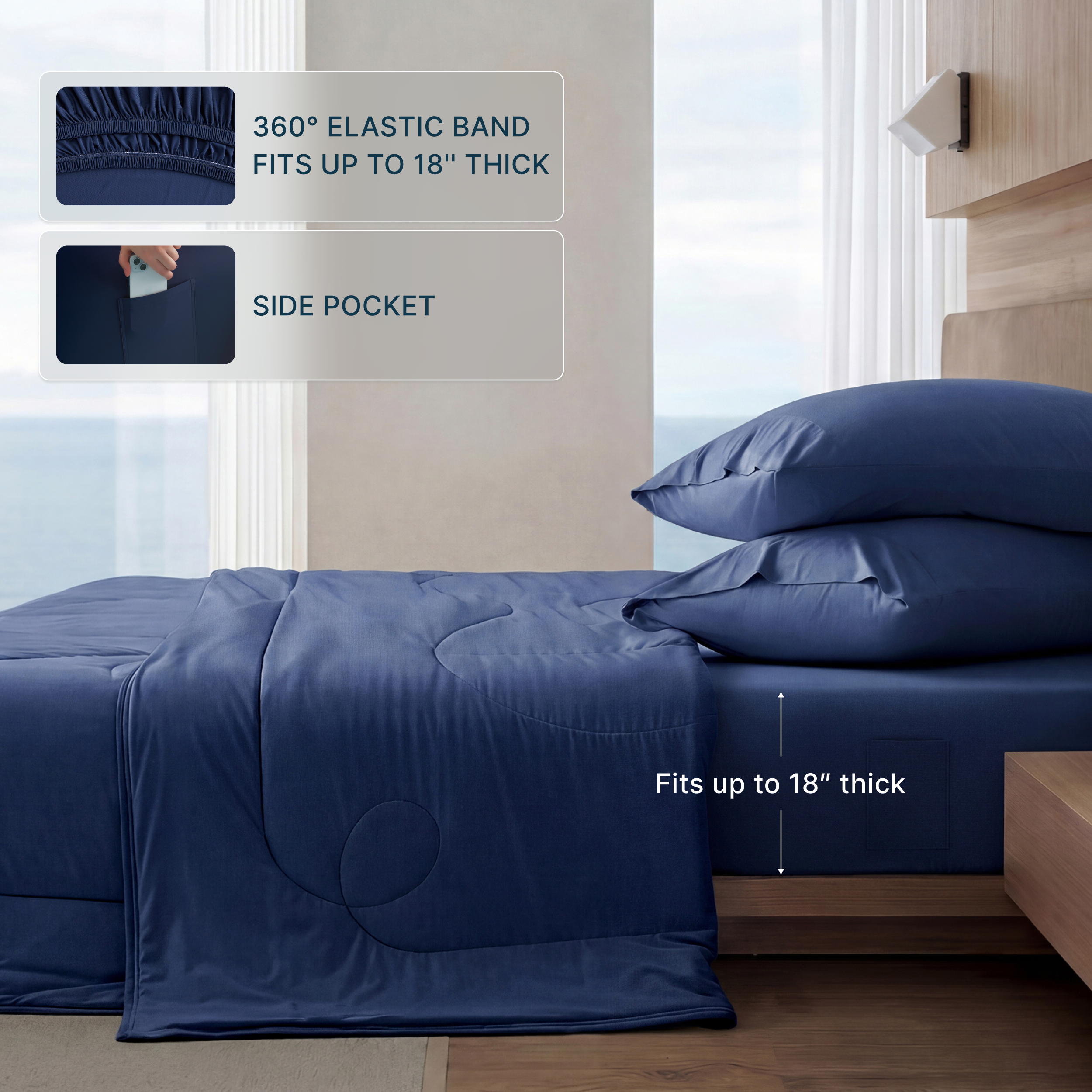 Breescape® Cooling Comforter Set