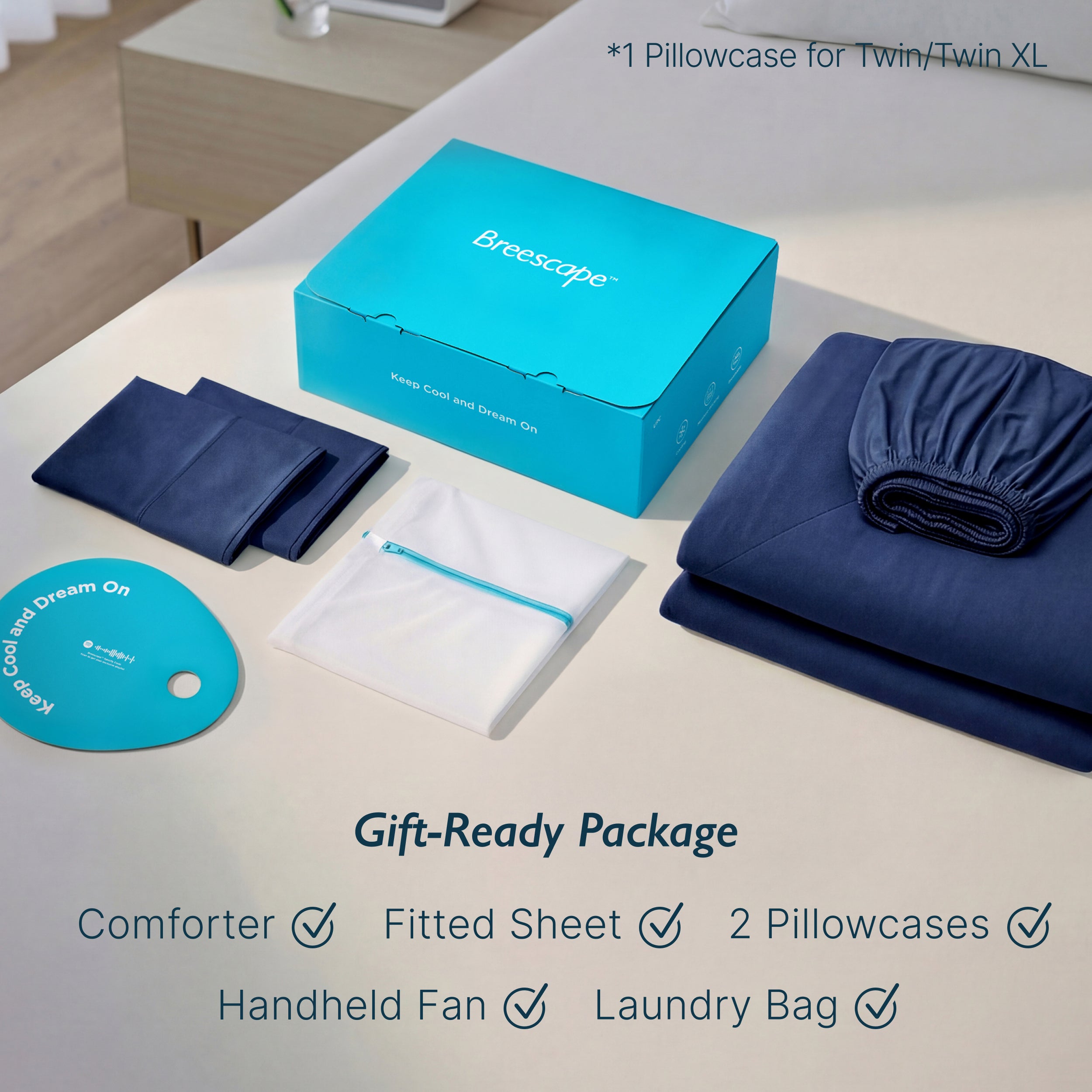 Breescape® Cooling Comforter Set