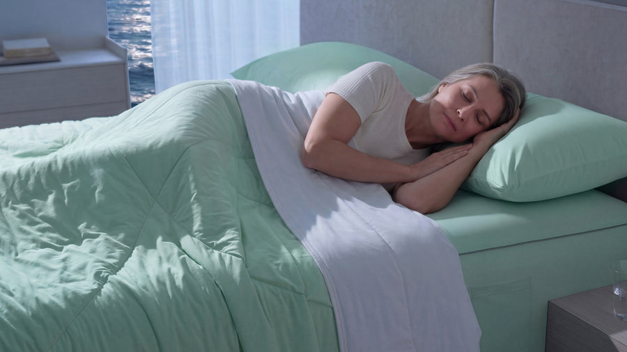 Menopause and Sleep: Why You're Waking Up Hot—and What Bedding Can and Can't Do