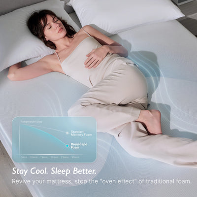 Breescape® Cooling Mattress Topper