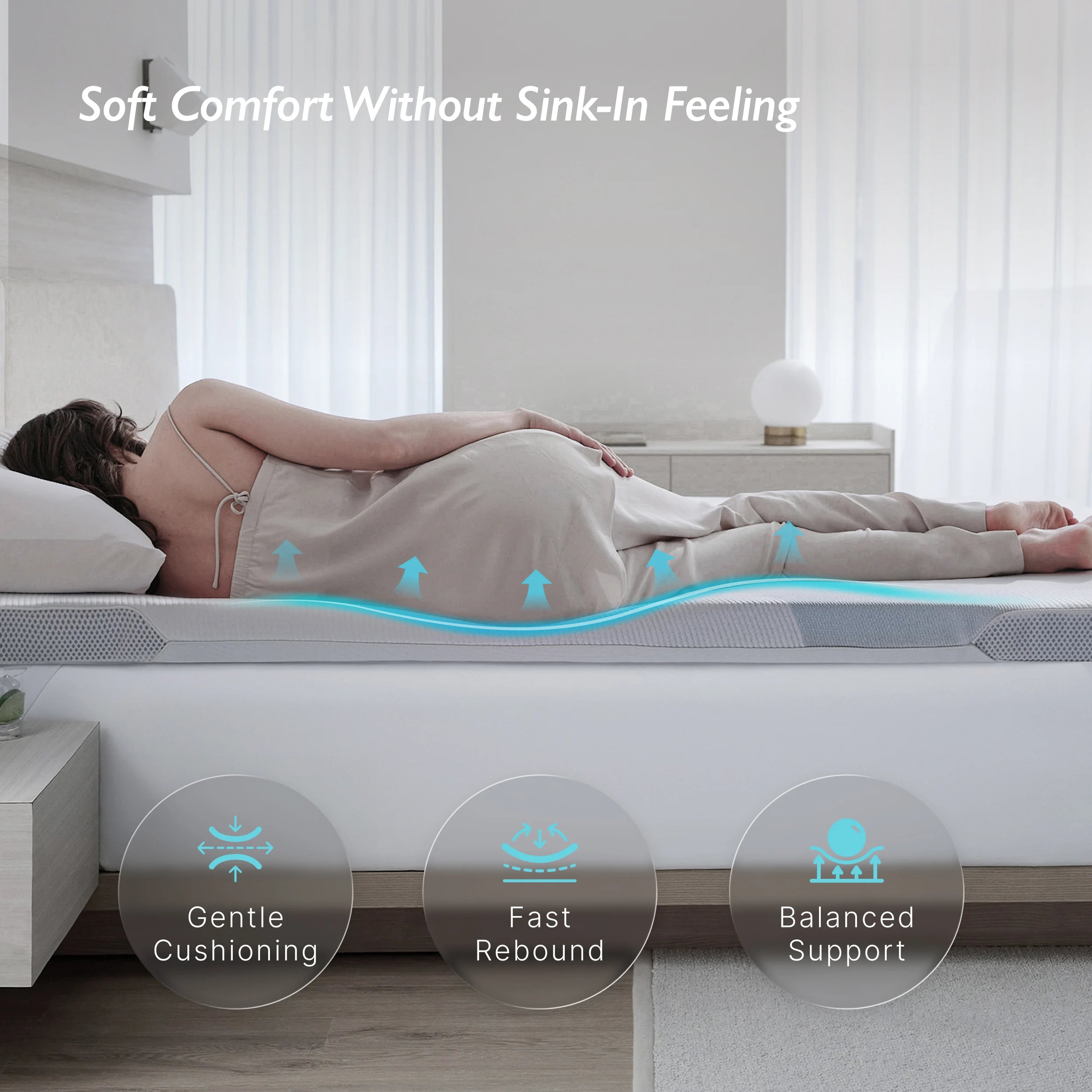Breescape® Cooling Mattress Topper
