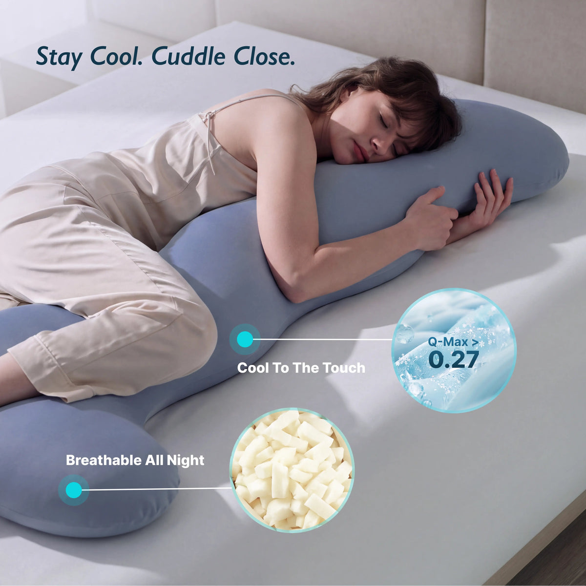 Breescape® Ergonomic Body Pillow