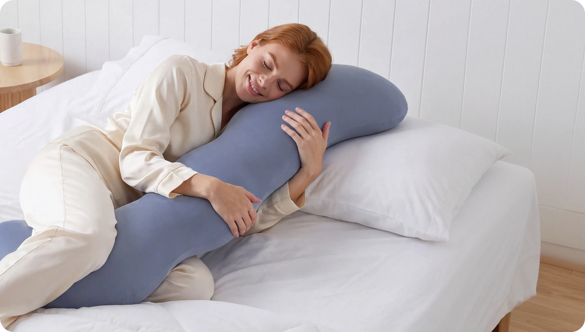 Breescape ergonomic body pillow