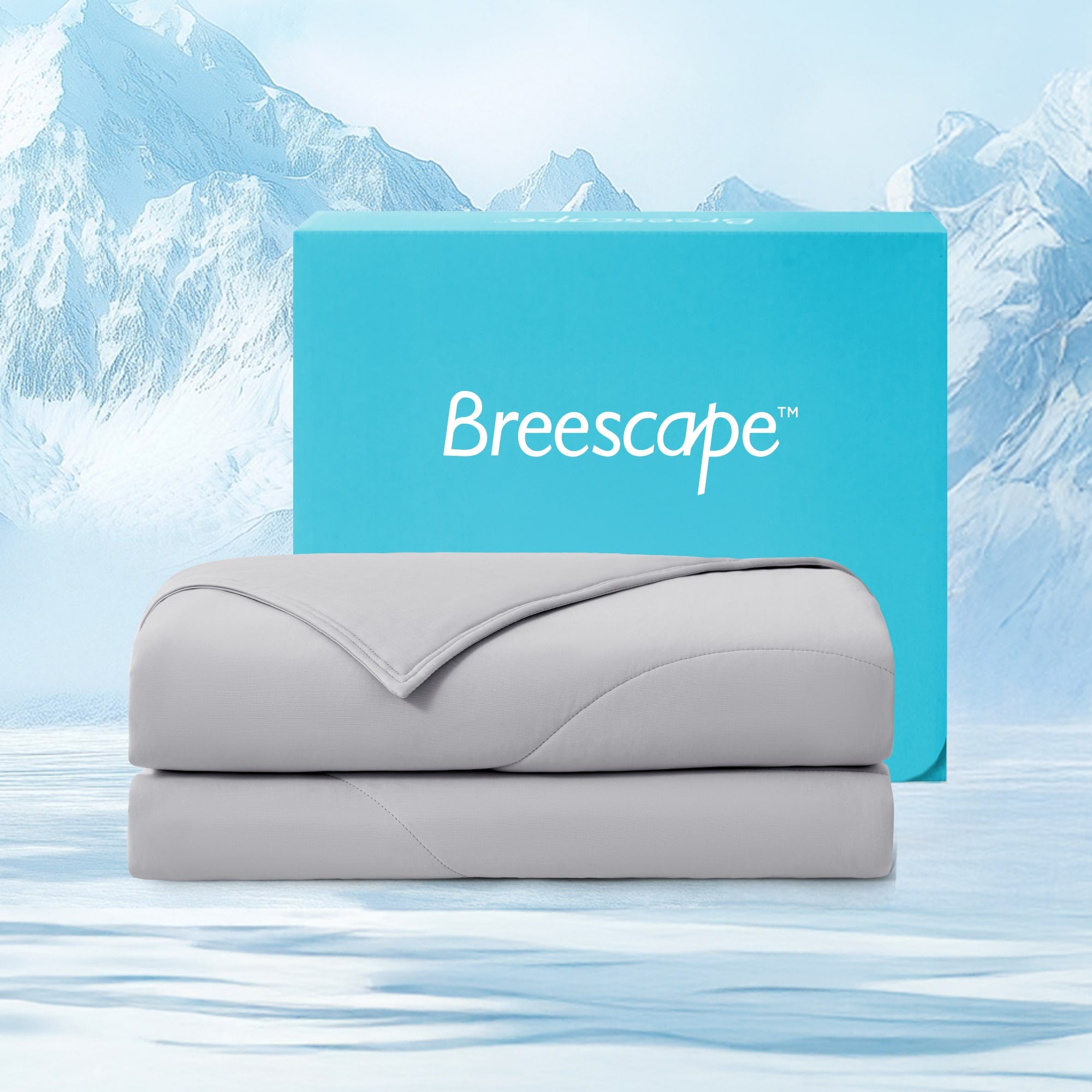 Mom's Choice Award Breescape Cooling Comforter #color_misty-grey