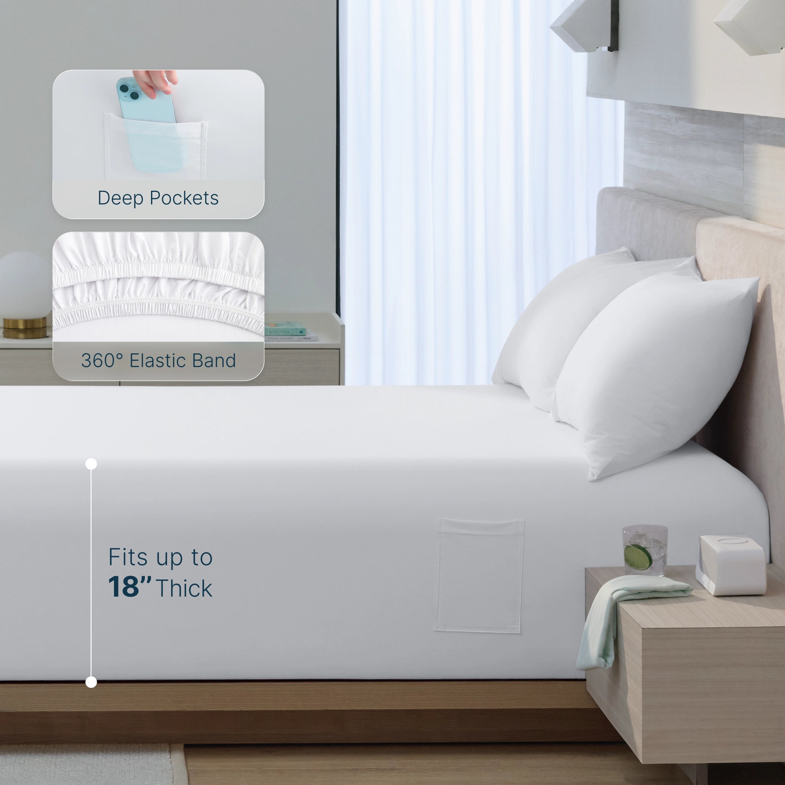 Breescape® Cooling Fitted Sheet