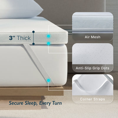 Breescape® Cooling Mattress Topper