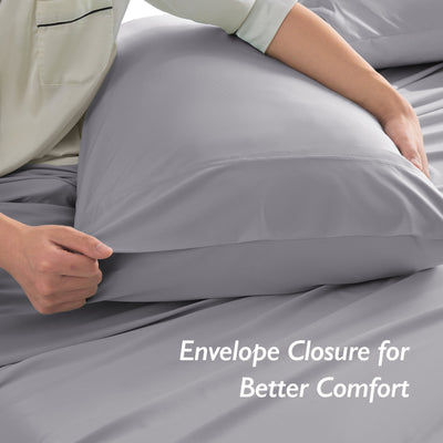 Ashley Graham Recommends Breescape Cooling Pillowcase #color_misty-grey