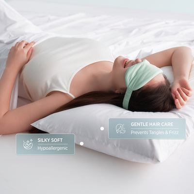 Ashley Graham Recommends Breescape Cooling Pillowcase #color_snow-white