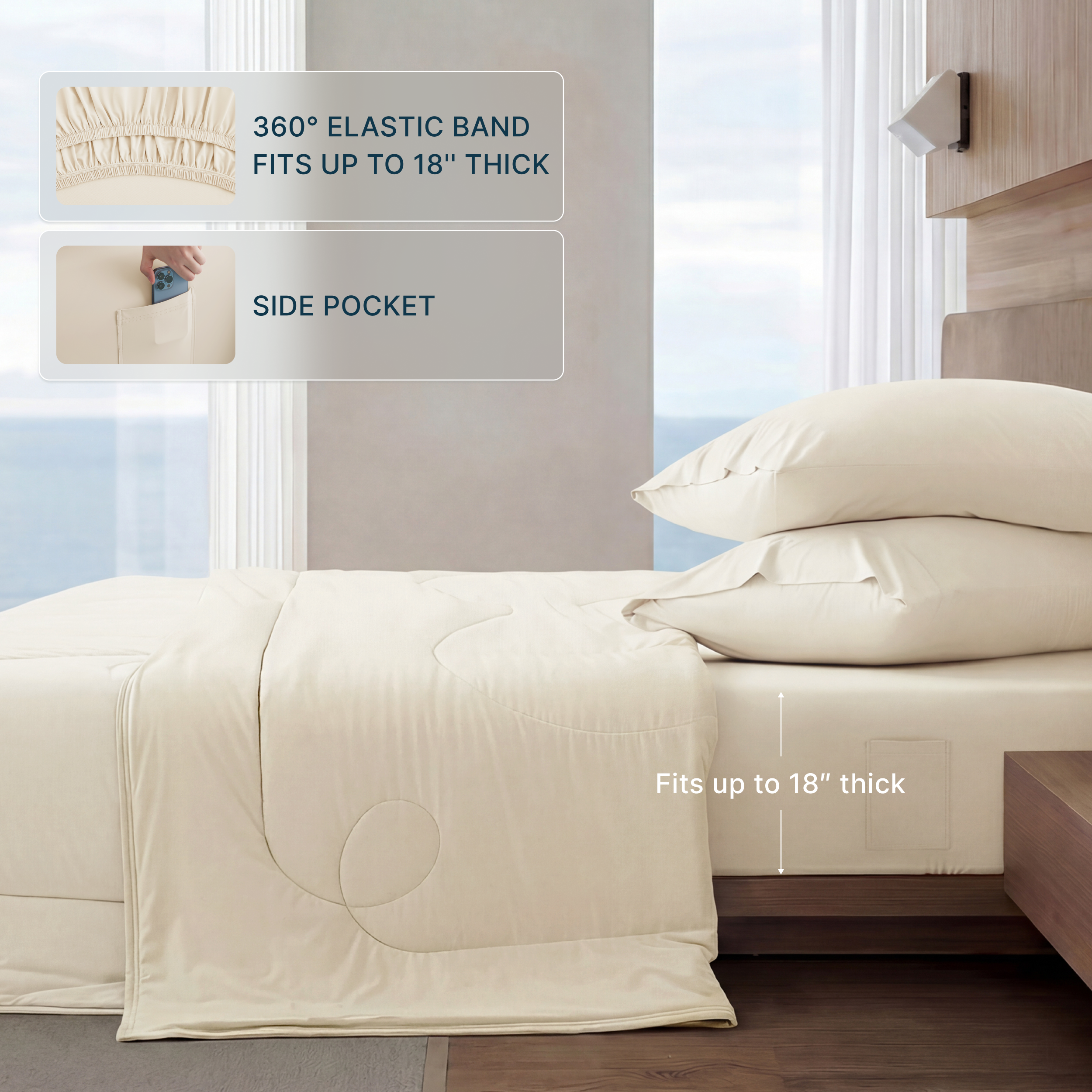 Breescape® Cooling Comforter Set