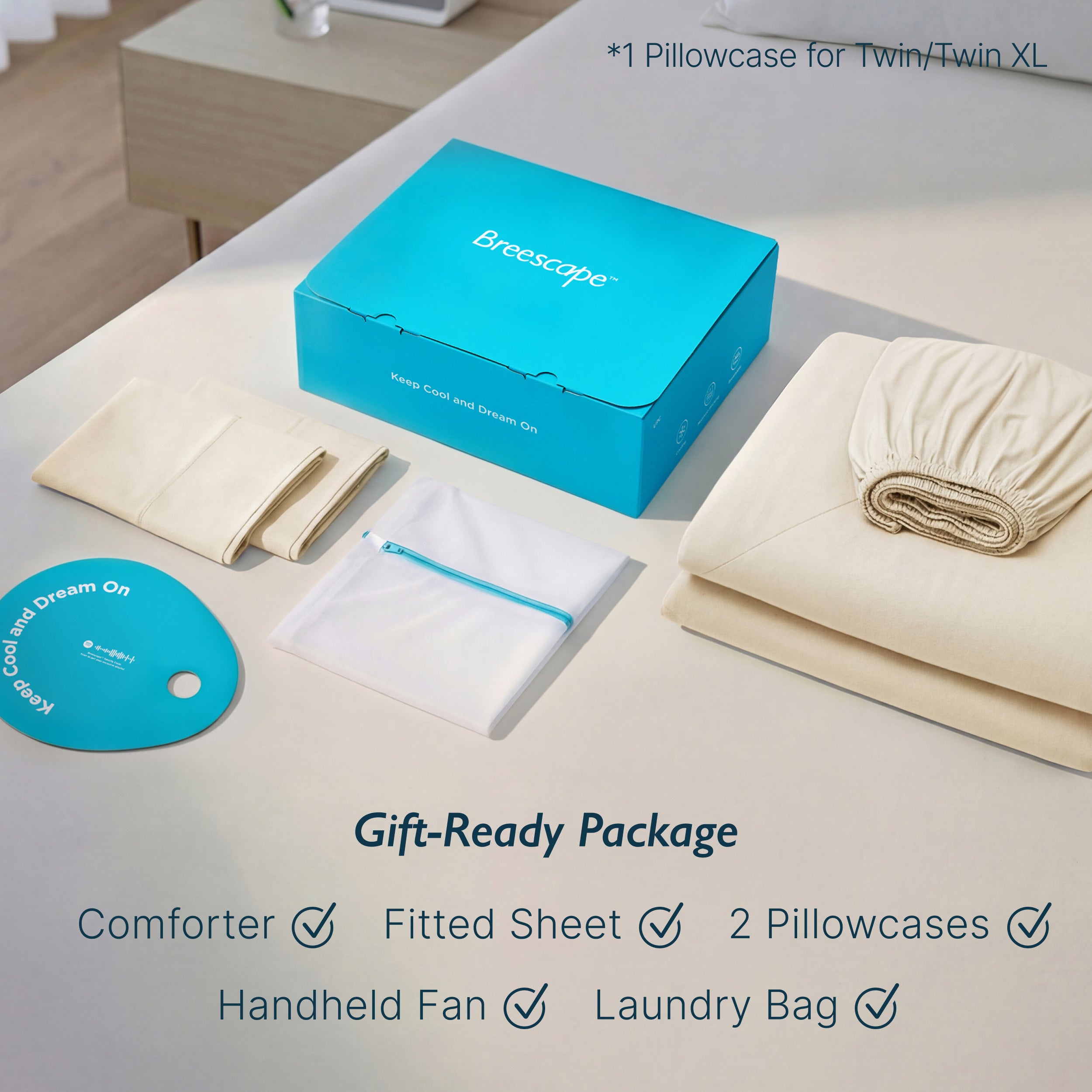 Breescape® Cooling Comforter Set