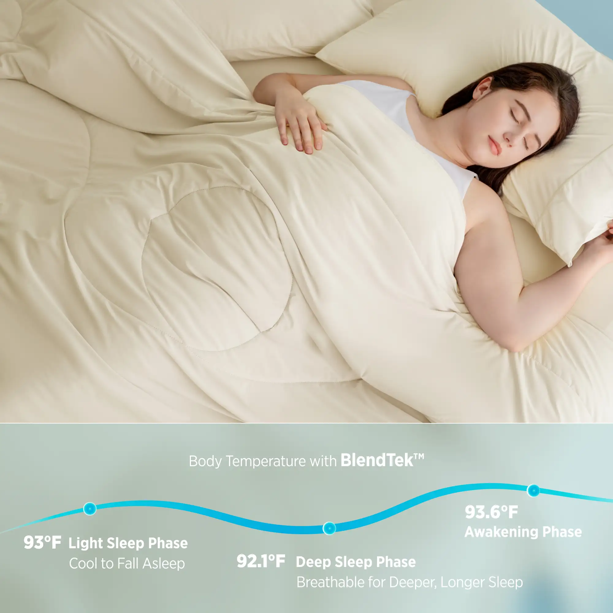 breescape blendtek cooling comforter 